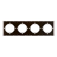 Рамка на 4 поста Мия (пудровый жемчуг) / Stekker PFR00-3004-08