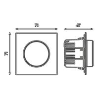 Диммер Мия (пудровый жемчуг) / Stekker Stekker RSW10-3106-08