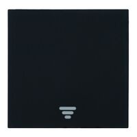 Выключатель одноклавишный самовозвратный Мия (черный бархат) / Stekker RSW10-3112-05