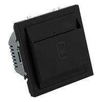 Выключатель карточный Эмили (черный уголь) / Stekker Stekker RSW40-5114-05