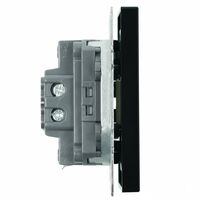 Переключатель перекрестный одноклавишный Эмили (черный уголь) / Stekker RSW10-5110-05