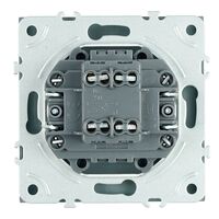 Переключатель перекрестный одноклавишный Эмили (черный уголь) / Stekker RSW10-5110-05