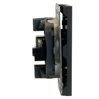 Розетка TV + RJ-45 Эмили (черный уголь) / Stekker RST00-5106-05