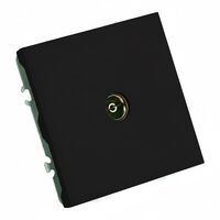 Розетка TV Эмили (черный уголь) / Stekker RST00-5108-05