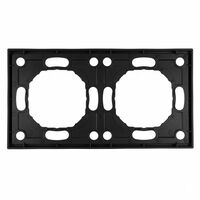 Рамка на 2 поста Эмили (черный уголь) / Stekker PFR00-5002-05