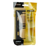 Рамка на 2 поста Эмили (черный уголь) / Stekker PFR00-5002-05