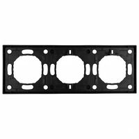 Рамка на 3 поста Эмили (черный уголь) / Stekker PFR00-5003-05