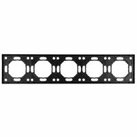 Рамка на 5 постов Эмили (черный уголь) / Stekker PFR00-5005-05