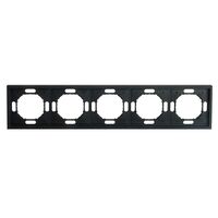 Рамка на 5 постов Эмили (черный уголь) / Stekker PFR00-5005-05