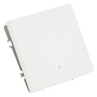 Выключатель одноклавишный с подсветкой Эмили (белый фарфор) / Stekker RSW10-5101-01