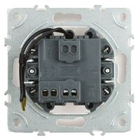 Выключатель одноклавишный с подсветкой Эмили (белый фарфор) / Stekker RSW10-5101-01