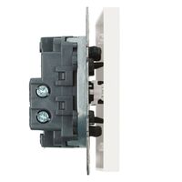 Выключатель одноклавишный Эмили (белый фарфор) / Stekker RSW10-5103-01