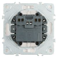 Выключатель двухклавишный Эмили (белый фарфор) / Stekker RSW10-5104-01