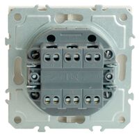 Переключатель двухклавишный Эмили (белый фарфор) / Stekker RSW10-5107-01