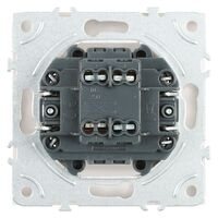 Переключатель перекрестный одноклавишный Эмили (белый фарфор) / Stekker RSW10-5110-01