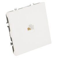 Розетка компьютерная RJ-45 Эмили (белый фарфор) / Stekker RST00-5117-01