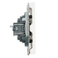 Розетка компьютерная RJ-45 Эмили (белый фарфор) / Stekker RST00-5117-01