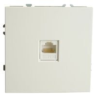 Розетка компьютерная RJ-45 Эмили (белый фарфор) / Stekker RST00-5117-01