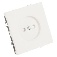 Розетка без заземления с защитными шторками Эмили (белый фарфор) / Stekker RST16-5109-01