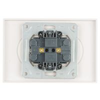 Розетка двойная без заземления с защитными шторками Эмили (белый фарфор) / Stekker RST16-5116-01