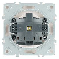 Розетка с заземлением и защитными шторками Эмили (белый фарфор) / Stekker RST16-5110-01