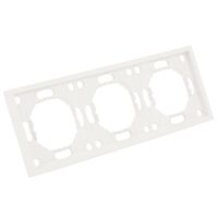 Рамка на 3 поста Эмили (белый фарфор) / Stekker PFR00-5003-01