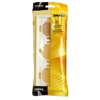 Рамка на 3 поста Эмили (белый фарфор) / Stekker PFR00-5003-01