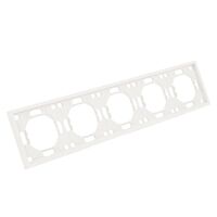 Рамка на 5 постов Эмили (белый фарфор) / Stekker PFR00-5005-01