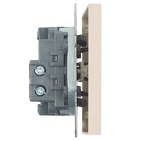 Выключатель одноклавишный Эмили (кашемир) / Stekker RSW10-5103-08