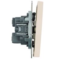 Выключатель трехклавишный Эмили (кашемир) / Stekker RSW10-5108-08