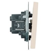 Переключатель перекрестный одноклавишный Эмили (кашемир) / Stekker RSW10-5110-08