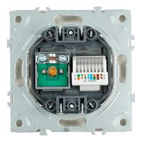 Розетка TV + RJ-45 Эмили (кашемир) / Stekker RST00-5106-08