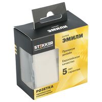 Розетка RJ-45 Эмили (кашемир) / Stekker RST00-5117-08