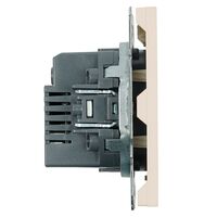 Розетка USB тип A+C Эмили (кашемир) / Stekker RST10-5115-08