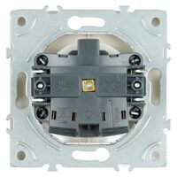 Розетка с заземлением и защитными шторками Эмили (кашемир) / Stekker RST16-5110-08