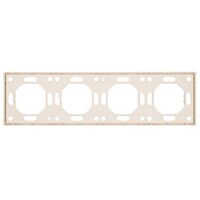 Рамка на 4 поста Эмили (кашемир) / Stekker PFR00-5004-08