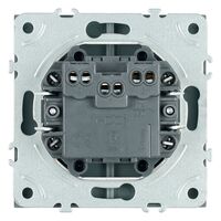 Выключатель двухклавишный Эмили (антрацит) / Stekker RSW10-5104-09