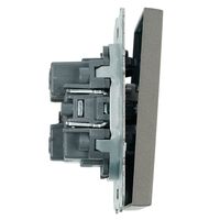 Переключатель одноклавишный Эмили (антрацит) / Stekker RSW10-5105-09