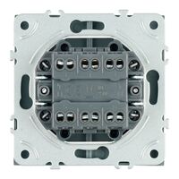 Переключатель двухклавишный Эмили (антрацит) / Stekker RSW10-5107-09