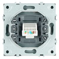 Розетка RJ-45 Эмили (антрацит) / Stekker RST00-5117-09