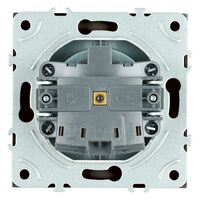 Розетка с заземлением и защитными шторками Эмили (антрацит) / Stekker RST16-5110-09