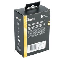 Розетка двойная с заземлением и защитными шторками Эмили (антрацит) / Stekker RST16-5114-09