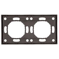 Рамка на 2 поста Эмили (антрацит) / Stekker PFR00-5002-09