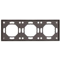 Рамка на 3 поста Эмили (антрацит) / Stekker PFR00-5003-09