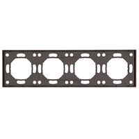 Рамка на 4 поста Эмили (антрацит) / Stekker PFR00-5004-09