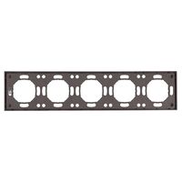 Рамка на 5 постов Эмили (антрацит) / Stekker PFR00-5005-09