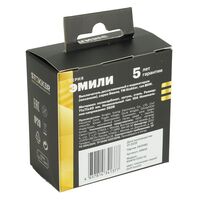 Выключатель двухклавишный с подсветкой Эмили (платиново-серый) / Stekker RSW10-5102-10