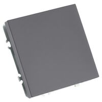 Выключатель одноклавишный Эмили (платиново-серый) / Stekker RSW10-5103-10