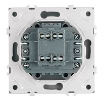 Переключатель одноклавишный Эмили (платиново-серый) / Stekker RSW10-5105-10