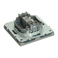 Розетка TV Эмили (платиново-серый) / Stekker RST00-5108-10